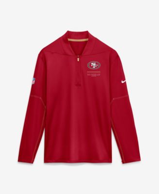 Men's San Francisco 49ers Sideline Half-Zip Sweatshirt