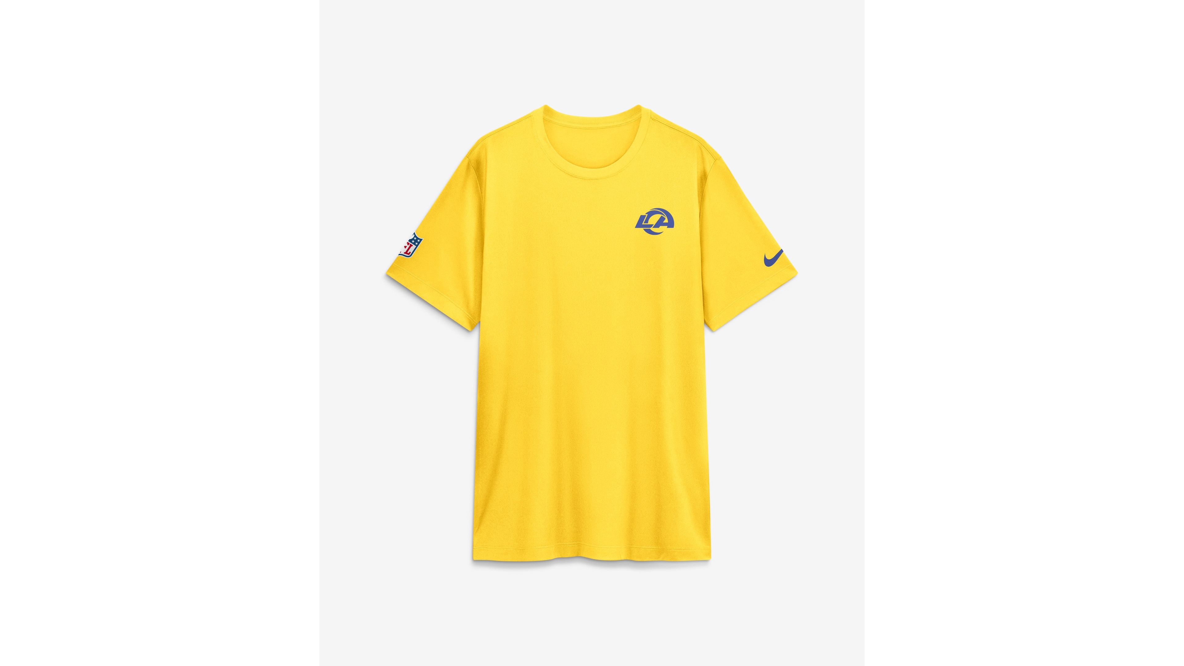 Nike Men's Los Angeles Rams Legend Small Logo Crewneck T-Shirt