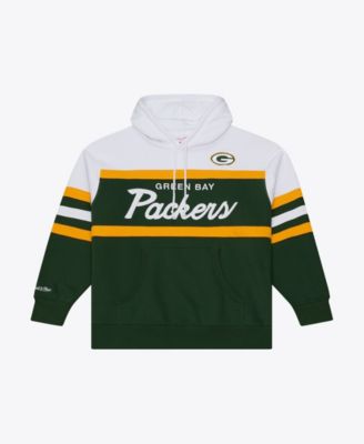 Men's Green Bay Packers Head Coach Fleece Embroidered Hoodie