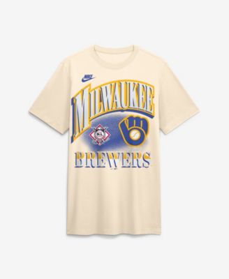 Men's Milwaukee Brewers Vintage Tri-Blend T-Shirt