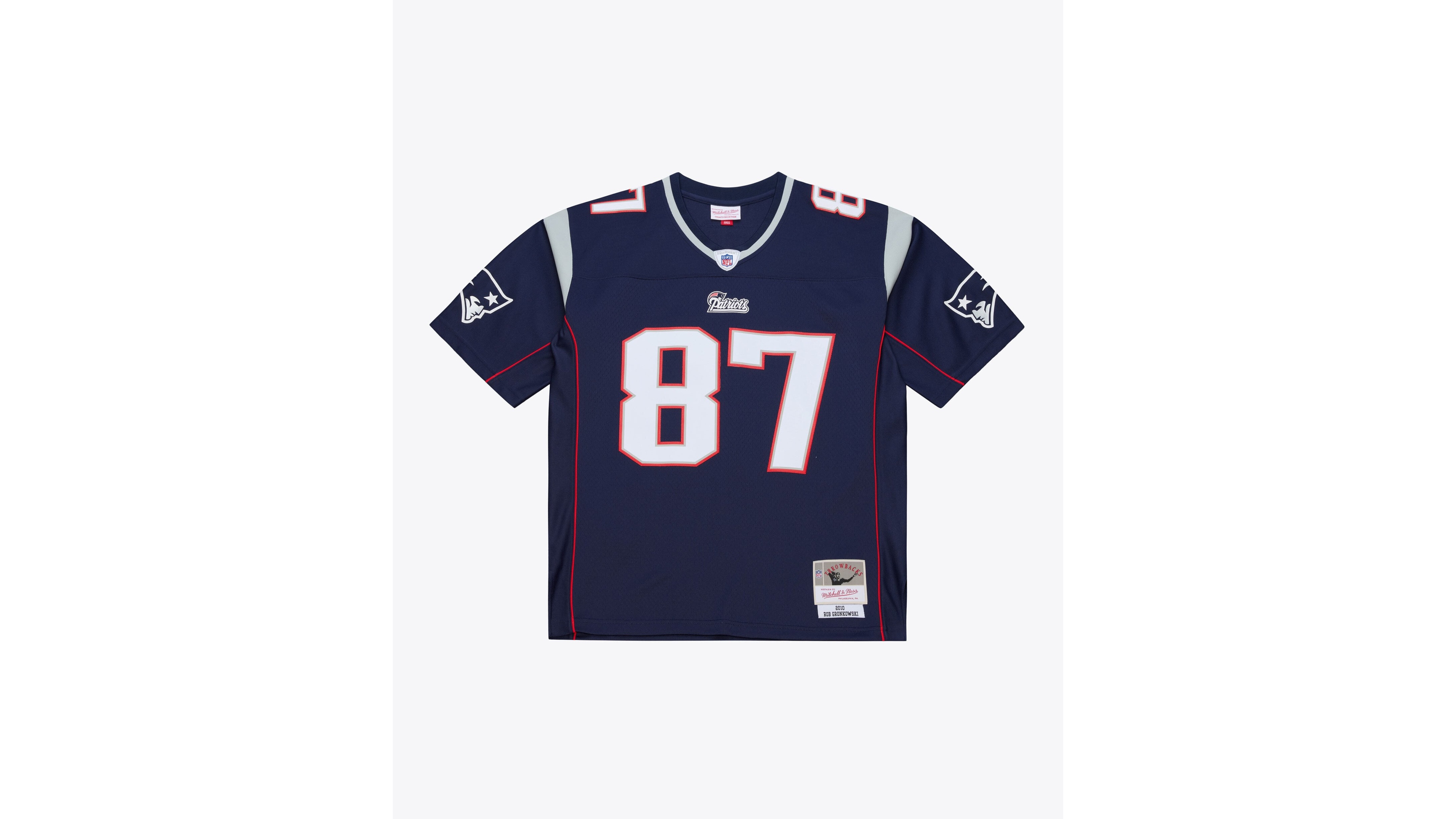 Mitchell & Ness Men's New England Patriots Rob Gronkowski Legacy Throwback Replica Jersey