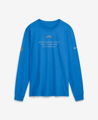 Men's Los Angeles Chargers Sideline Bold Arch Star Dri-FIT Long Sleeve T-Shirt