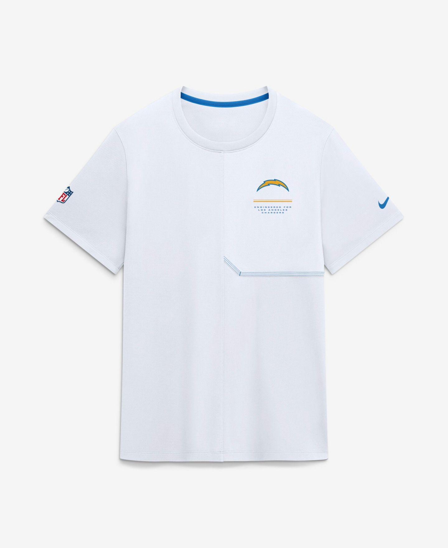 Мужская футболка Nike Los Angeles Chargers Sideline Coach — фото 1
