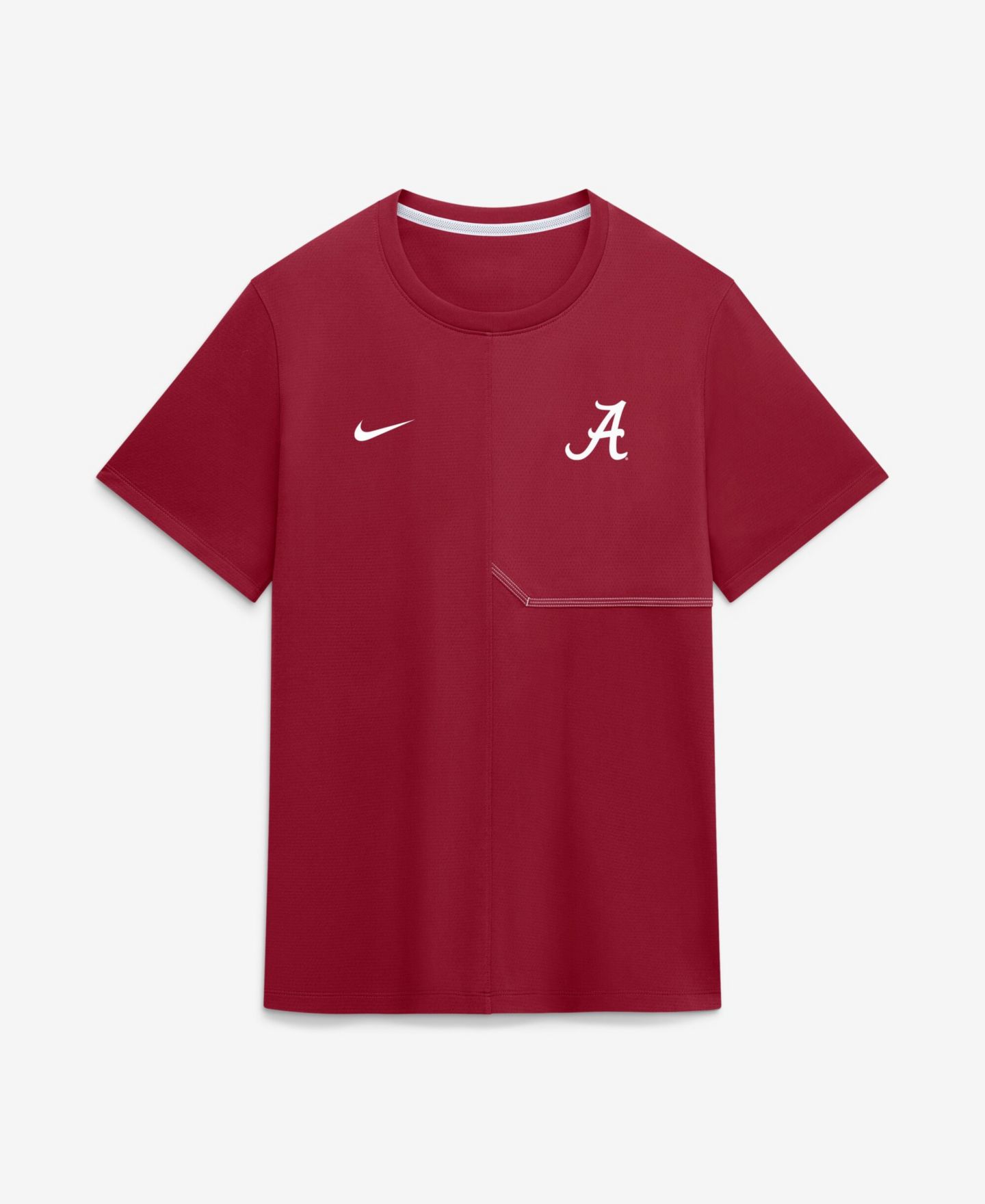 Мужская футболка Nike Alabama Crimson Tide Alabama Sideline Coach Short-Sleeve Crewneck — фото 1