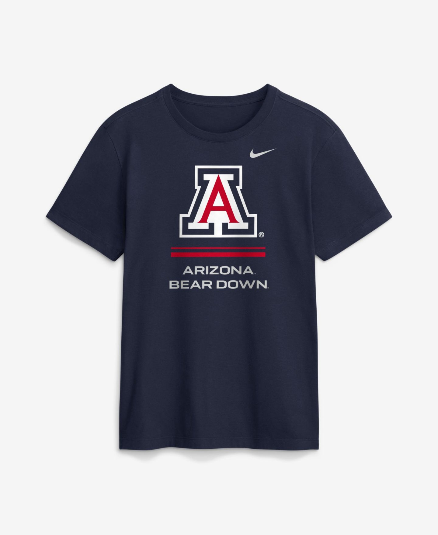 Мужская футболка Nike Arizona Wildcats Arizona Sideline Crewneck Screen Print Graphics — фото 1