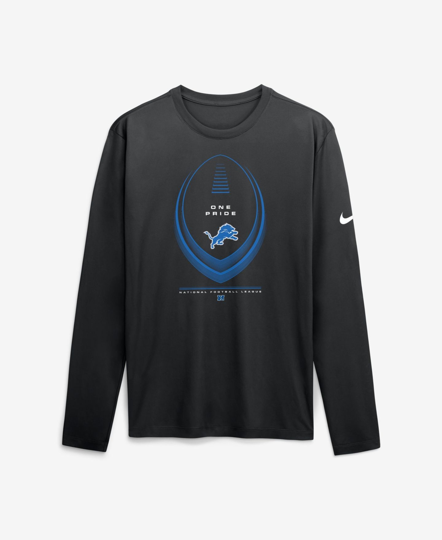 Мужская футболка Nike Detroit Lions Legend Icon Dri-FIT Long Sleeve — фото 2