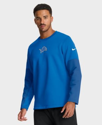 Men's Detroit Lions Sideline Coaches Crew-Neck Sweatshirt