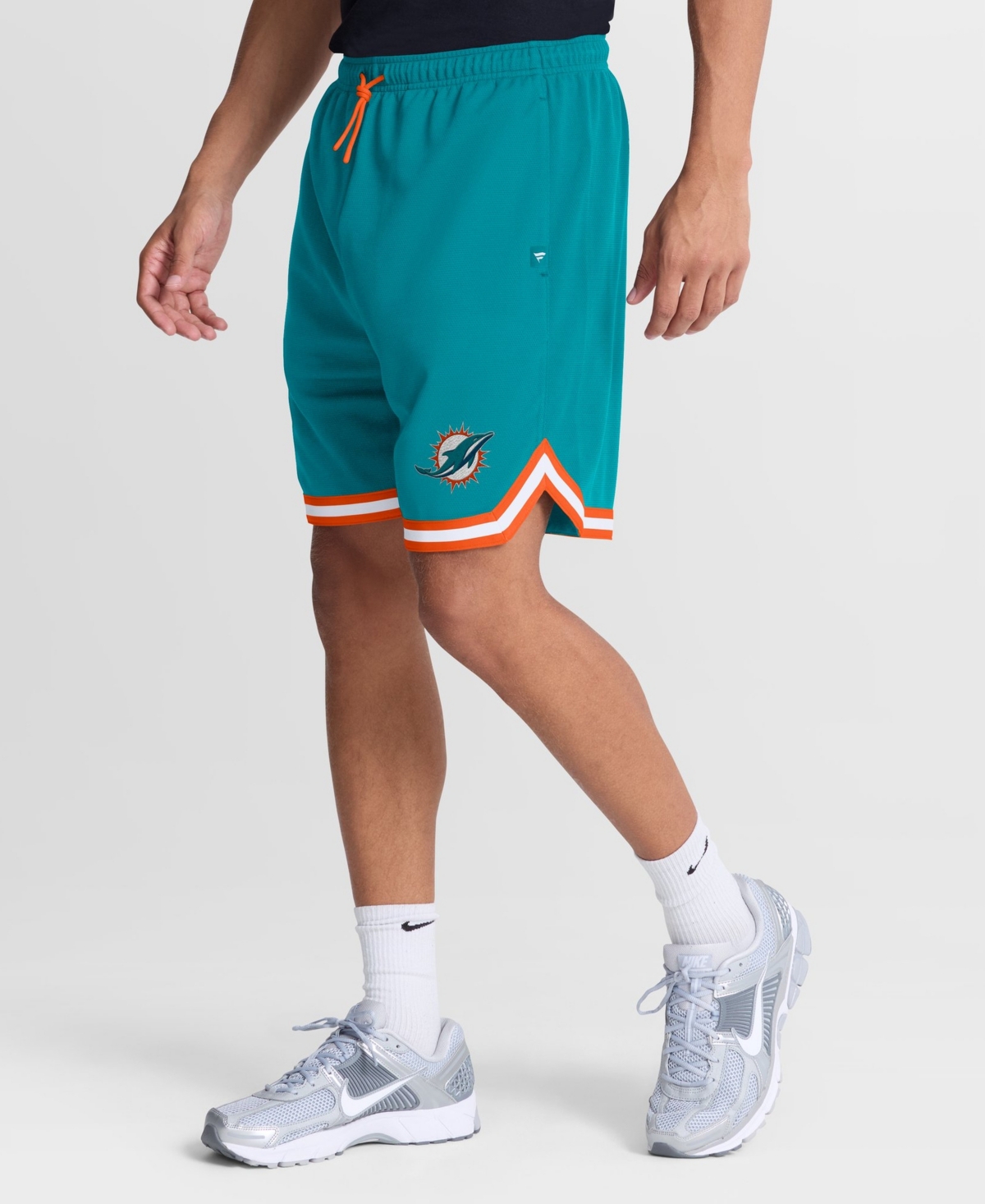 Fanatics Men's Miami Dolphins Fearless Drive Pique Mesh Shorts, 7" Inseam