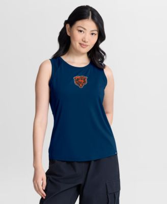 Women's Chicago Bears Scoop Neck Draped Mesh Back Tank Top