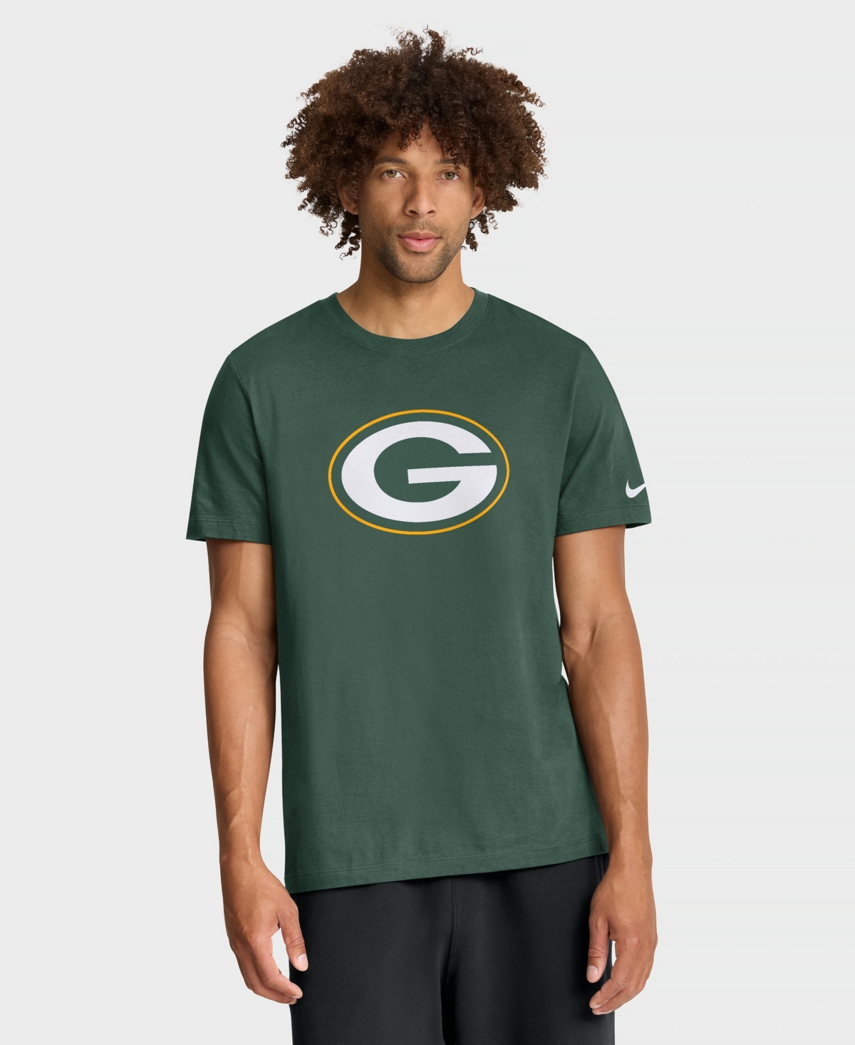 Nike Men's Green Bay Packers Essential Short-Sleeve Crewneck T-Shirt