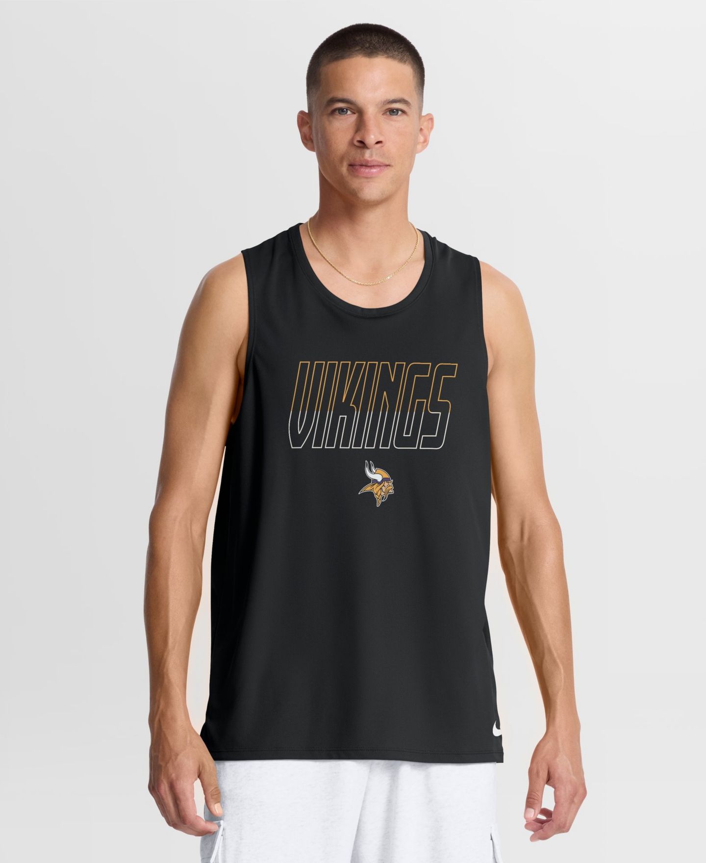 Мужской топ Nike Minnesota Vikings Kickoff Miler Dri-FIT Graphic — фото 1