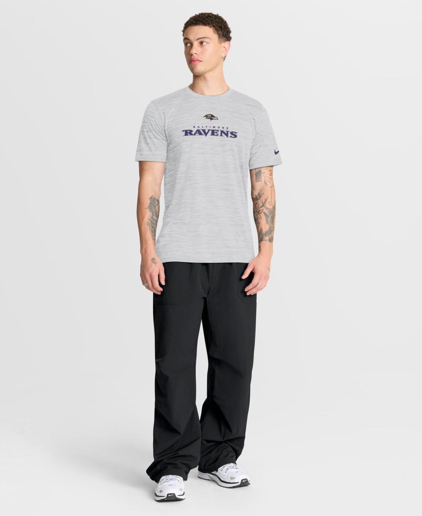 Мужская футболка Nike Baltimore Ravens Velocity Short-Sleeve — фото 5