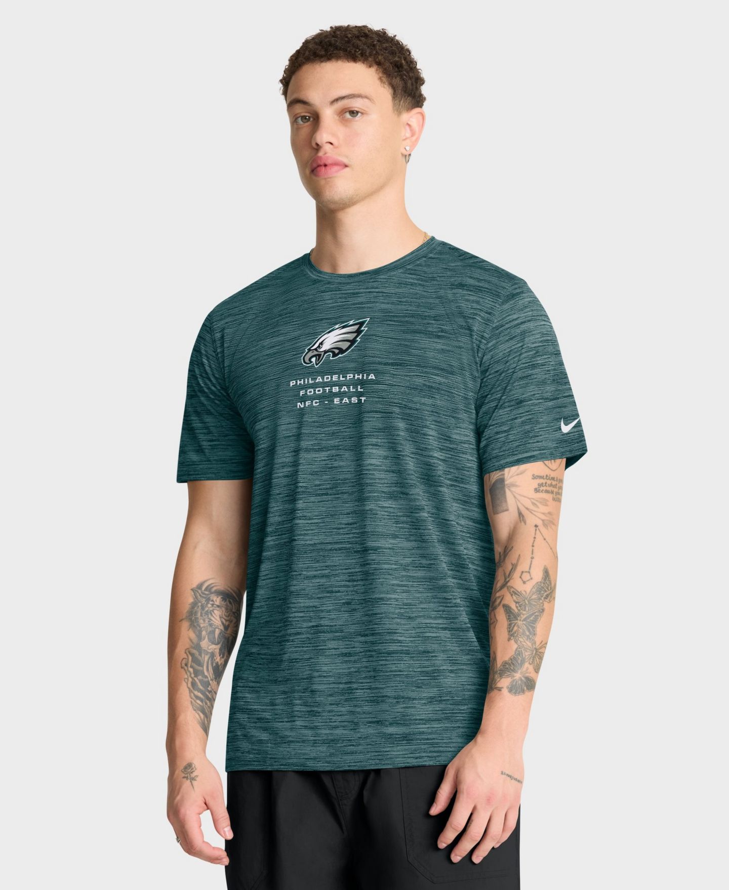 Мужская футболка Nike Philadelphia Eagles Velocity Cross-Dyed Jersey — фото 1