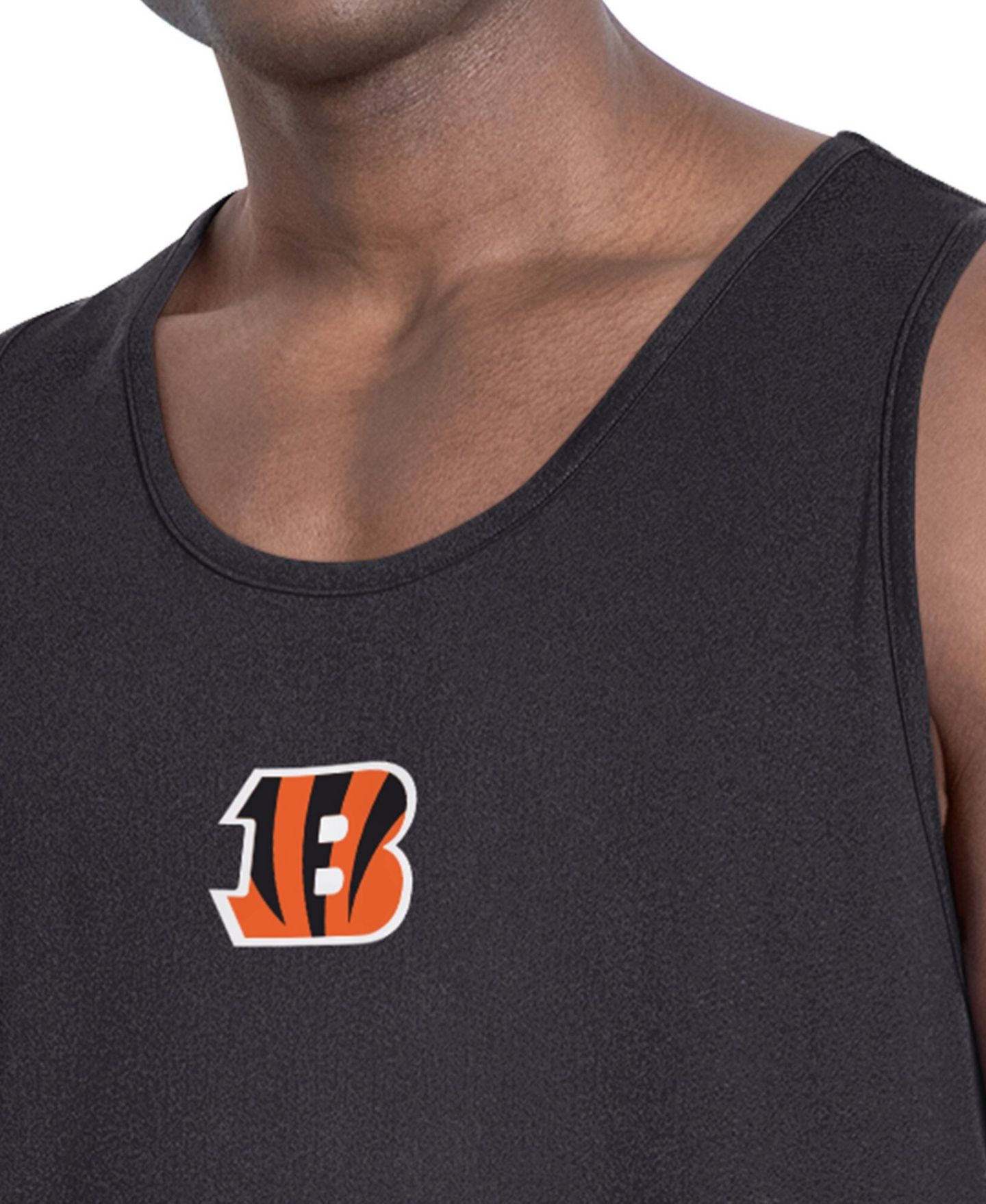 Мужской топ MSX by Michael Strahan Cincinnati Bengals Energy Scoop Neck — фото 4