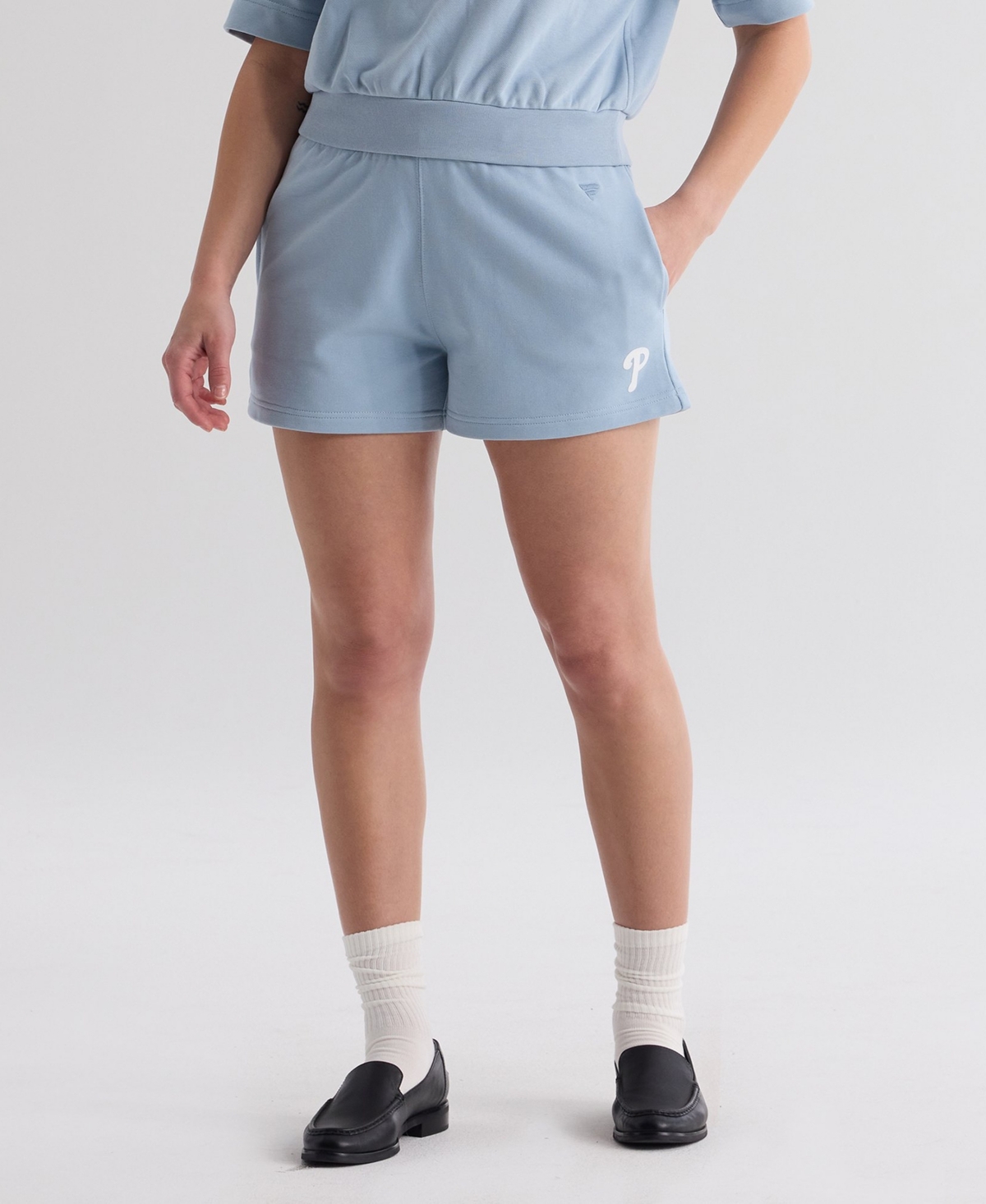 Fanatics Women's Philadelphia Phillies Iconic Collection High-Rise Terry Shorts, 3" Inseam