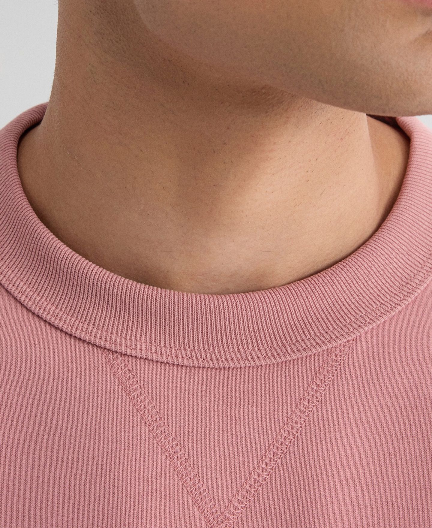 Мужской свитшот Fanatics New York Mets Iconic Relaxed-Fit Crewneck Striped-Rib Trim — фото 9