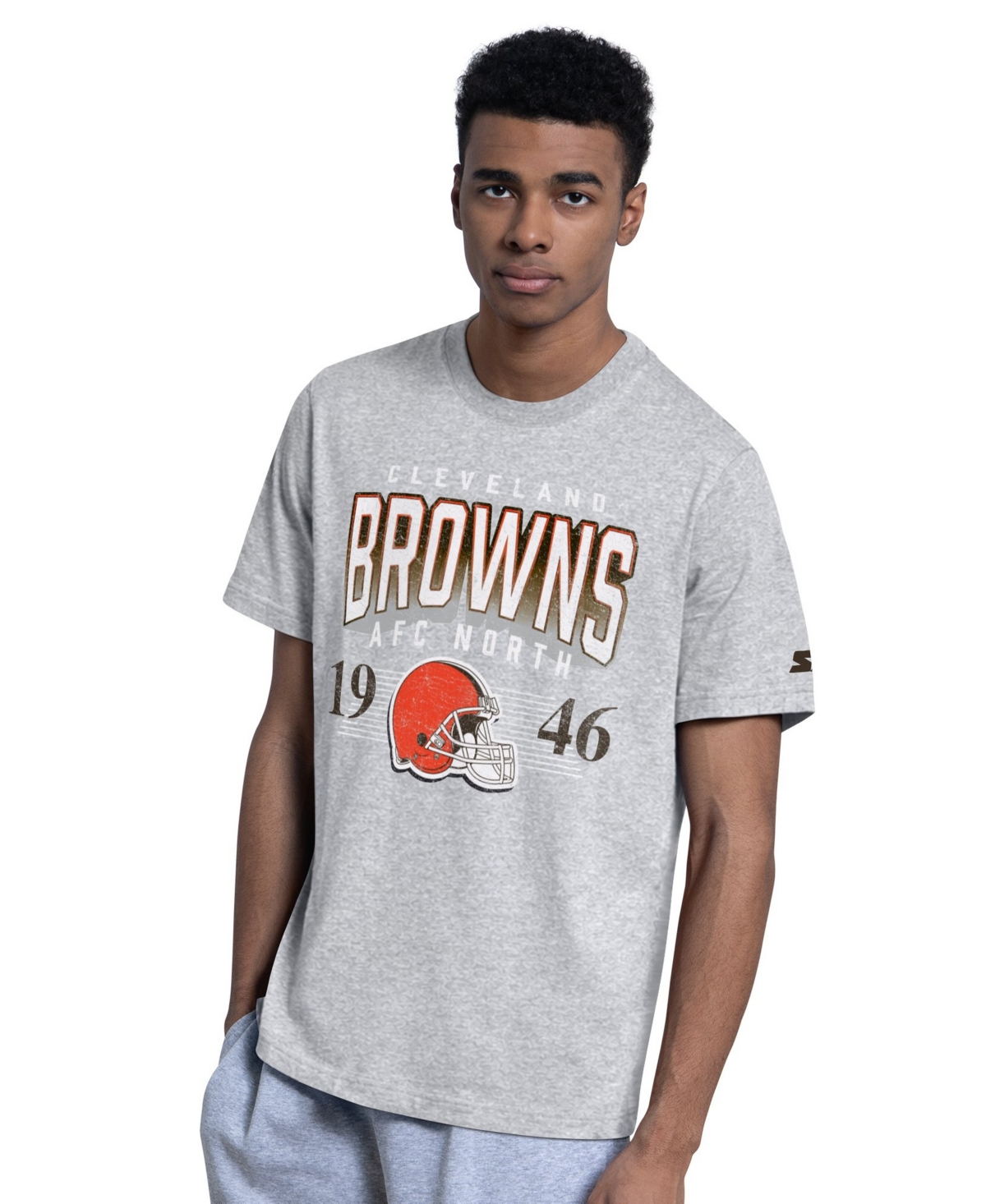 Starter Men's 2-Pack Cleveland Browns Graphic Crewneck T-Shirts