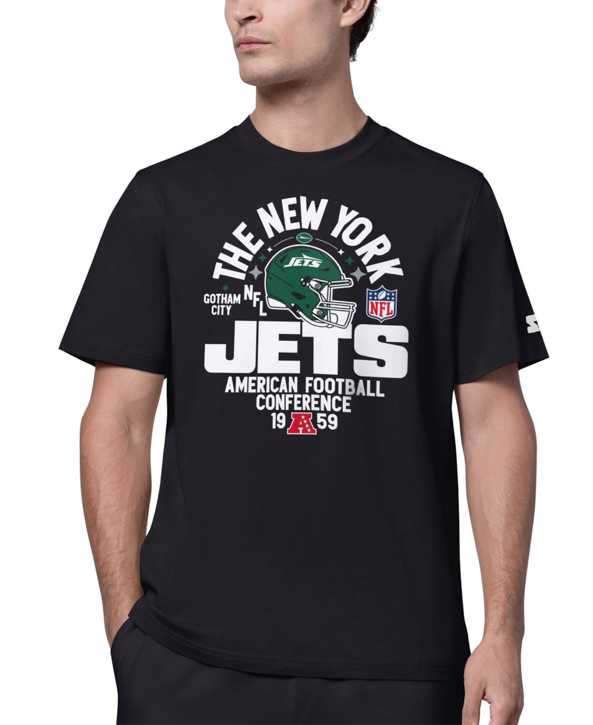 Starter Men's New York Jets Gotham City Crewneck T-Shirt