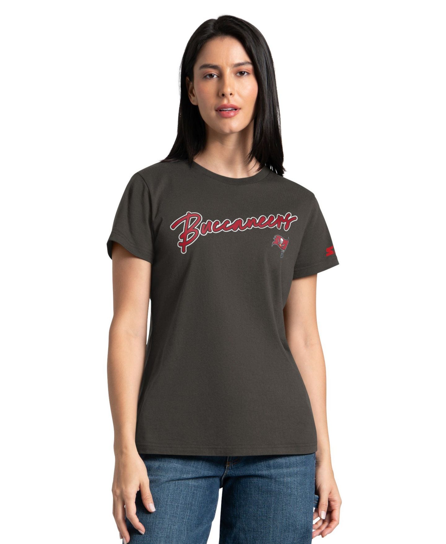 Женский комплект Starter 2-Piece Tampa Bay Buccaneers Screen-Print Graphic T-Shirt Set — фото 4