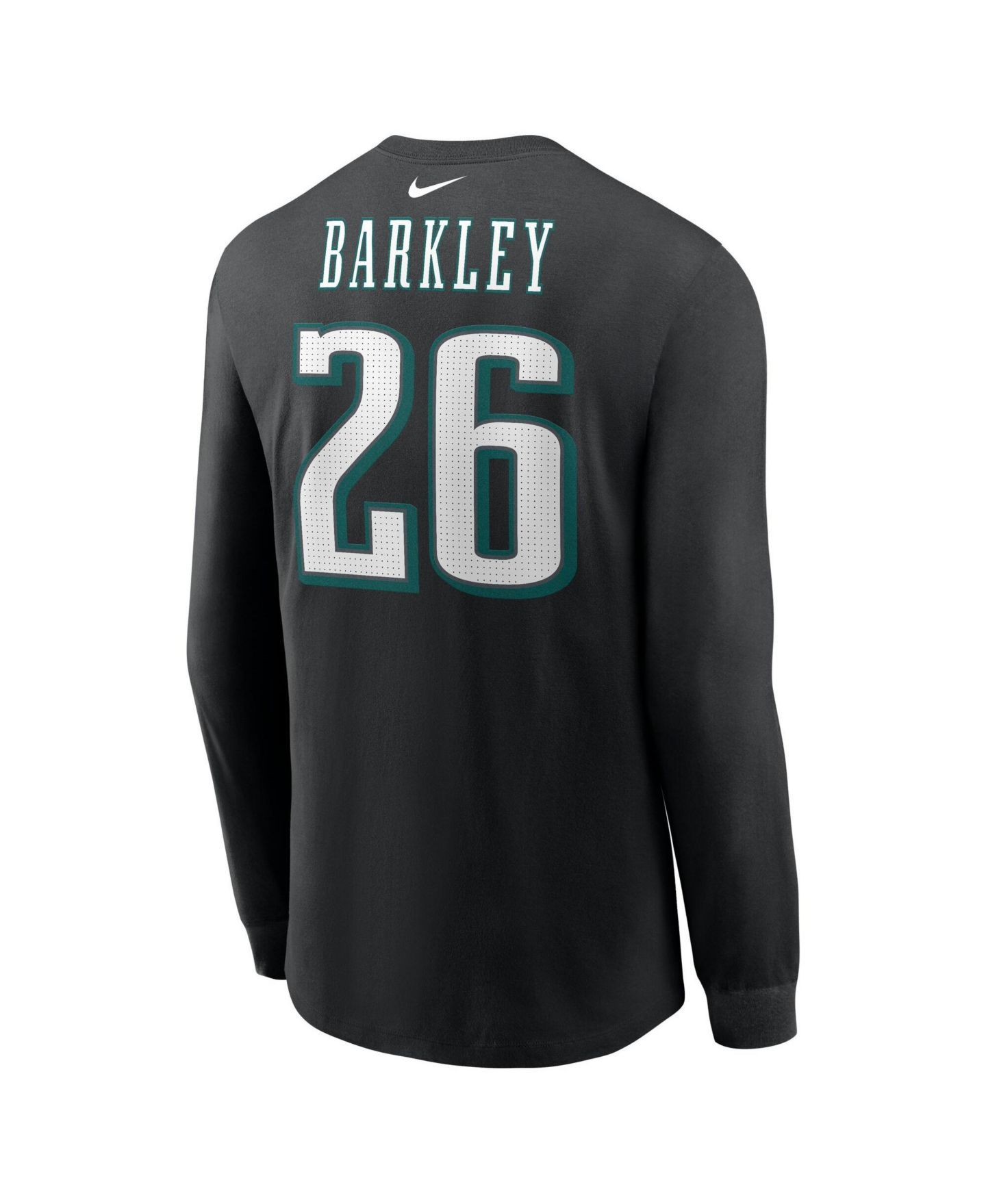 Мужская футболка Nike Philadelphia Eagles Saquon Barkley Long Sleeve Crewneck — фото 3