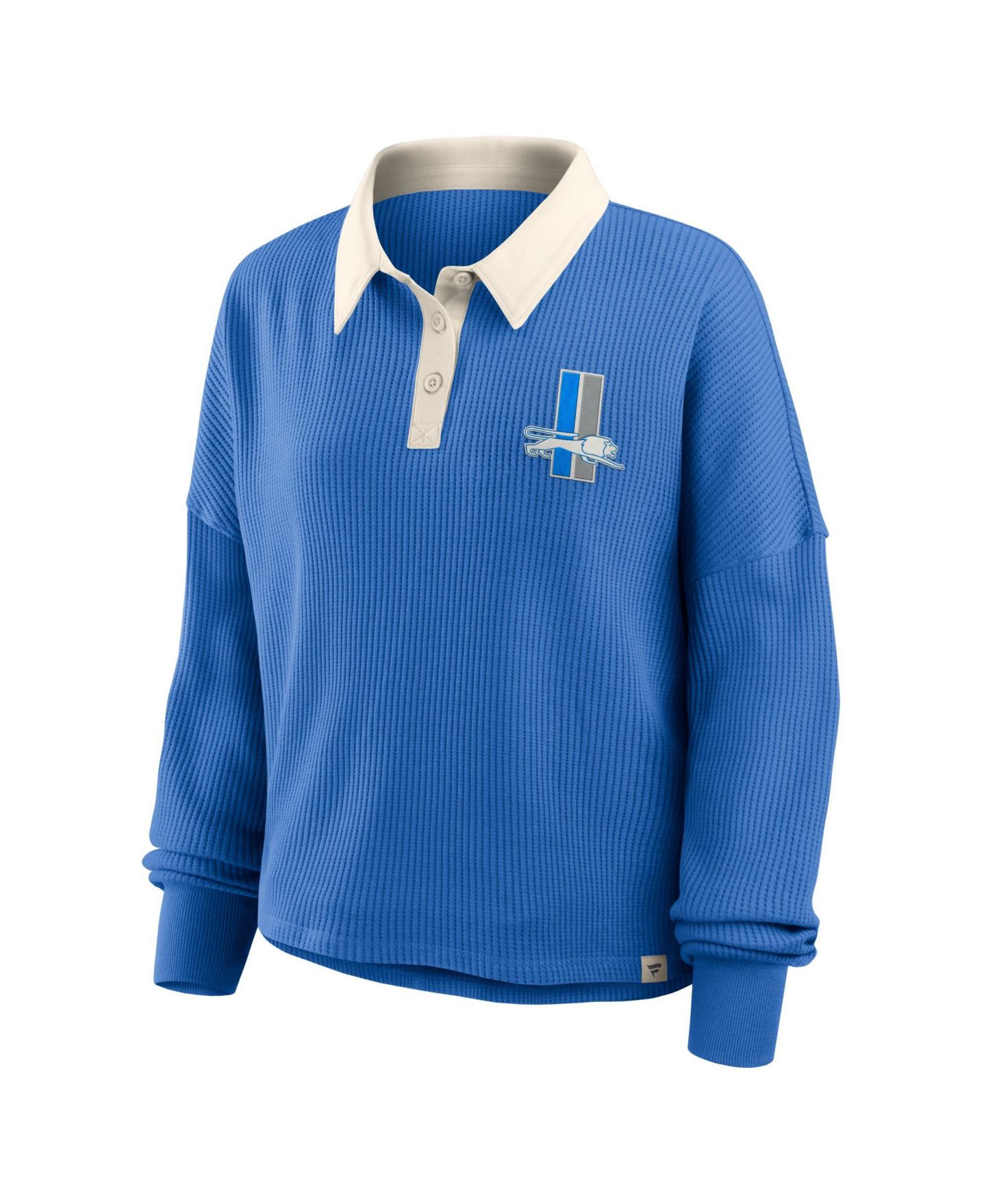 Женская рубашка Fanatics Detroit Lions Oversized Thermal Long-Sleeve — фото 2