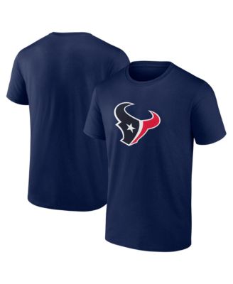 Men's Houston Texans Primary Logo Cotton Crew-Neck Classic-Fit T-Shirt