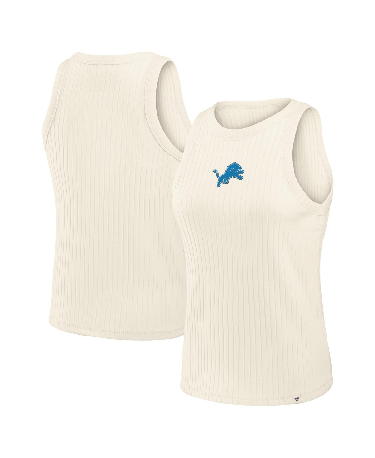 Fanatics Women's Detroit Lions Star Play Tri-Blend Ribbed Sleeveless Tank Top
