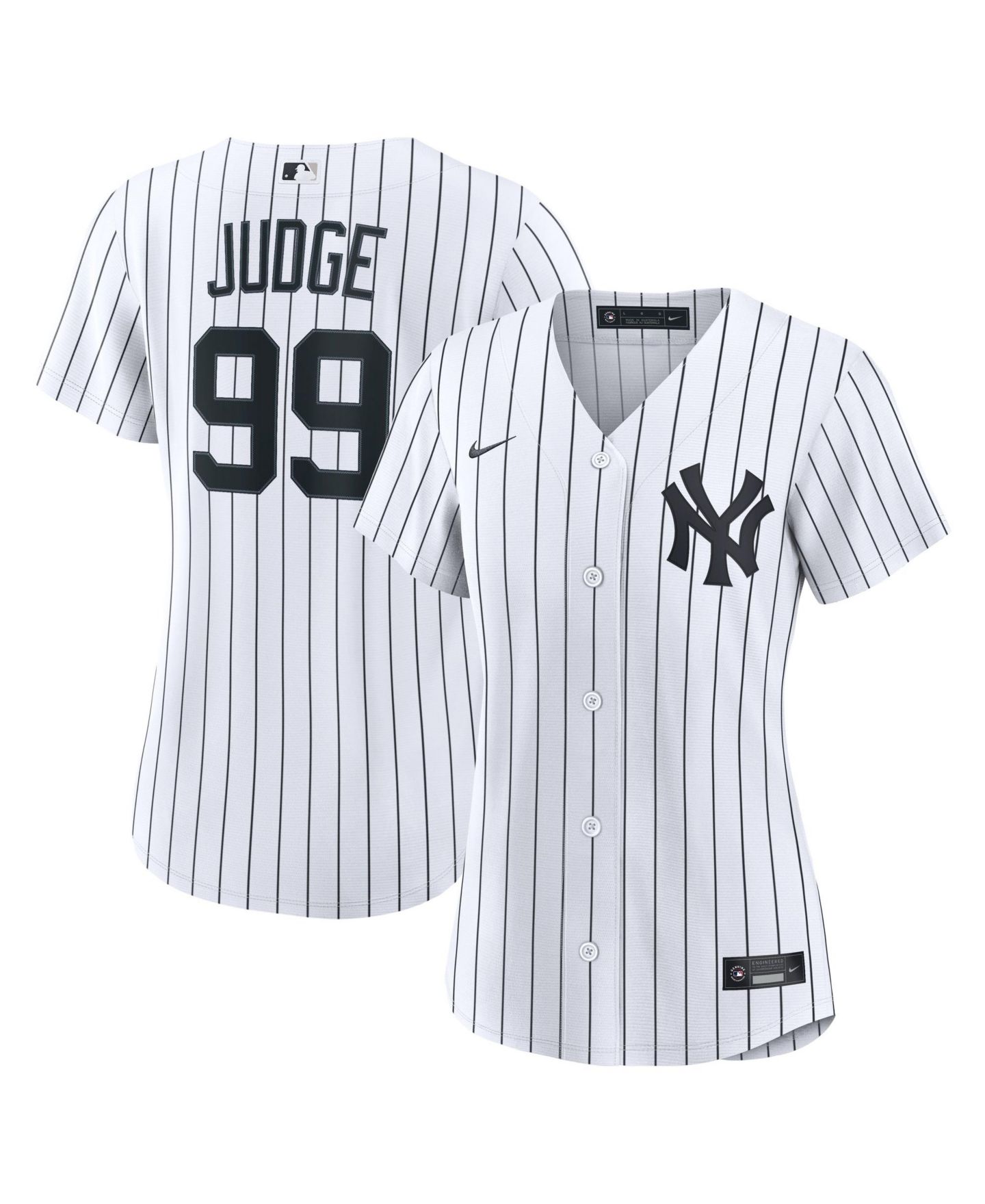 Женский топ Nike New York Yankees Aaron Judge Home Replica Jersey — фото 1