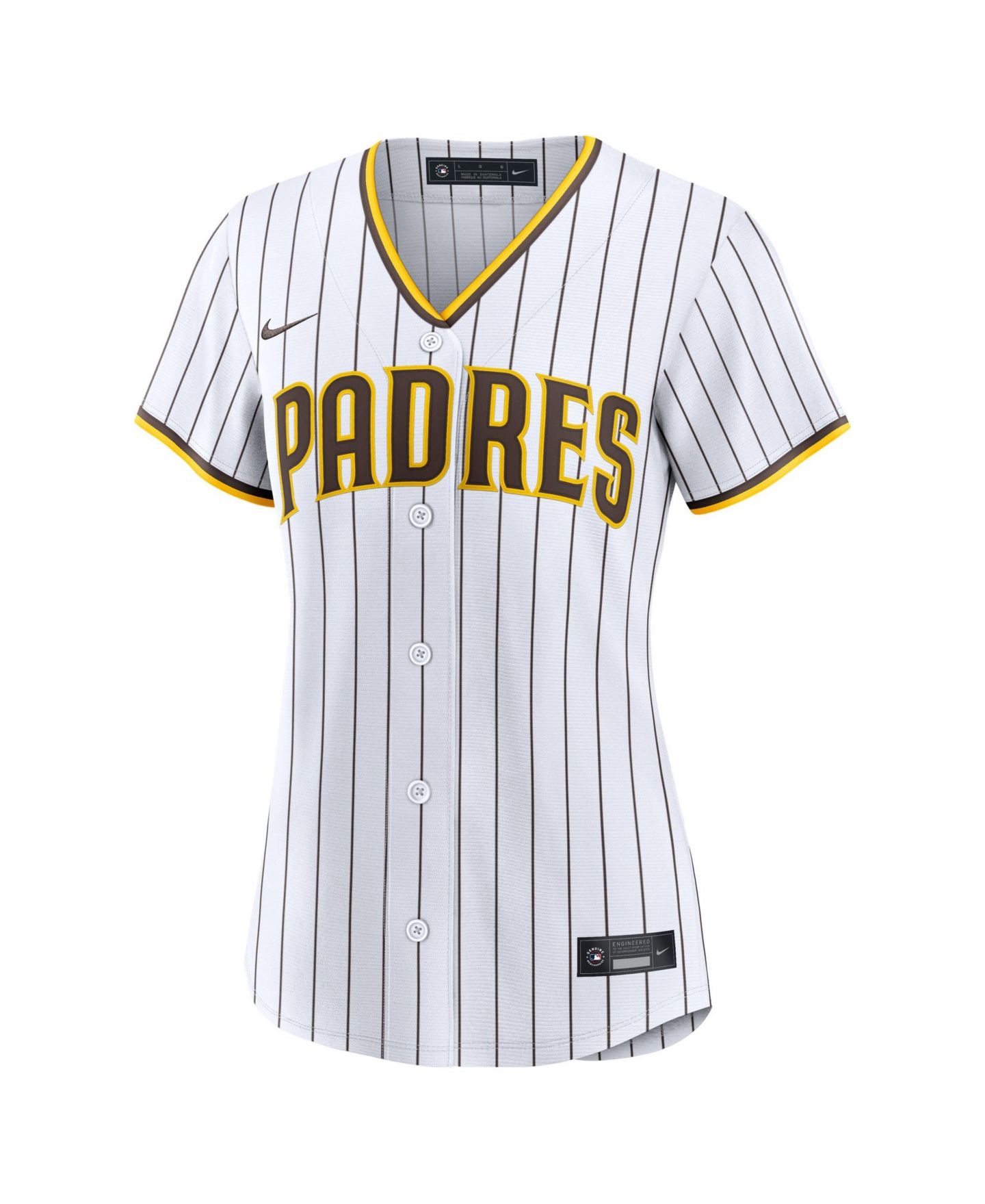 Женский топ Nike San Diego Padres Jackson Merrill Short-Sleeve Replica Home Jersey — фото 4