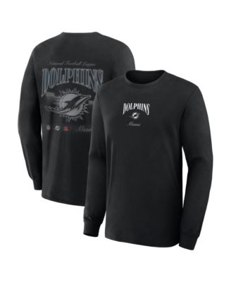 Men's Miami Dolphins Midnight Falls Long-Sleeve T-Shirt