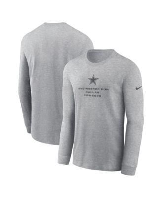 Men's Dallas Cowboys Sideline Bold Arch Star Dri-FIT Long-Sleeve T-Shirt