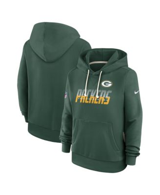 Women's Green Bay Packers Sideline Standard Issue Dri-FIT Dolman Hoodie
