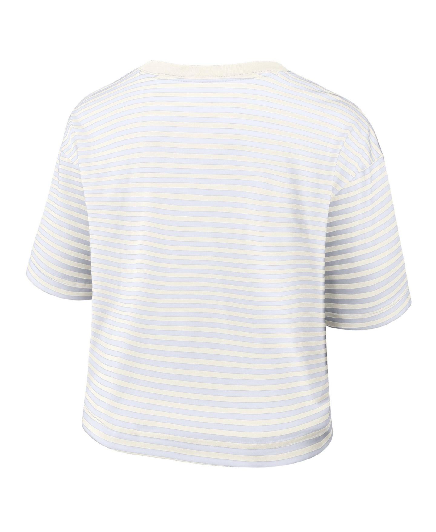 Женская футболка Nike Washington Commanders Striped Cropped Scoop Neck — фото 3