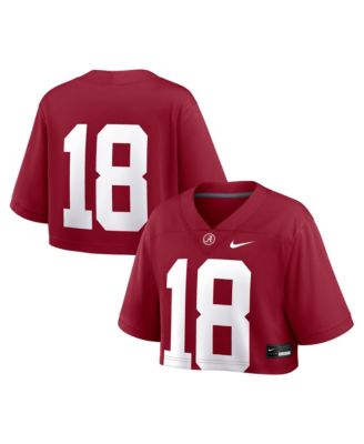 Women's Alabama Crimson Tide Crop V-Neck Jersey