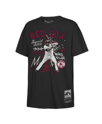 Big Boys and Girls David Ortiz Black Boston Red Sox Chalked Up Player T-Shirt