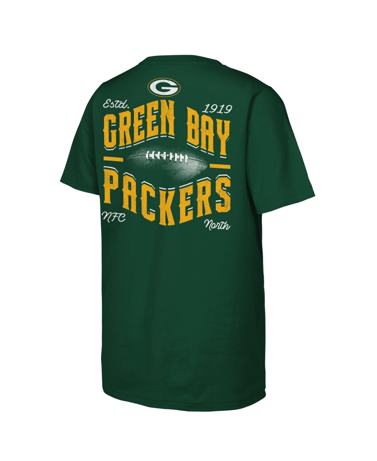 Outerstuff Boys' and Girls' Green Bay Packers Top Pick Crewneck T-Shirt