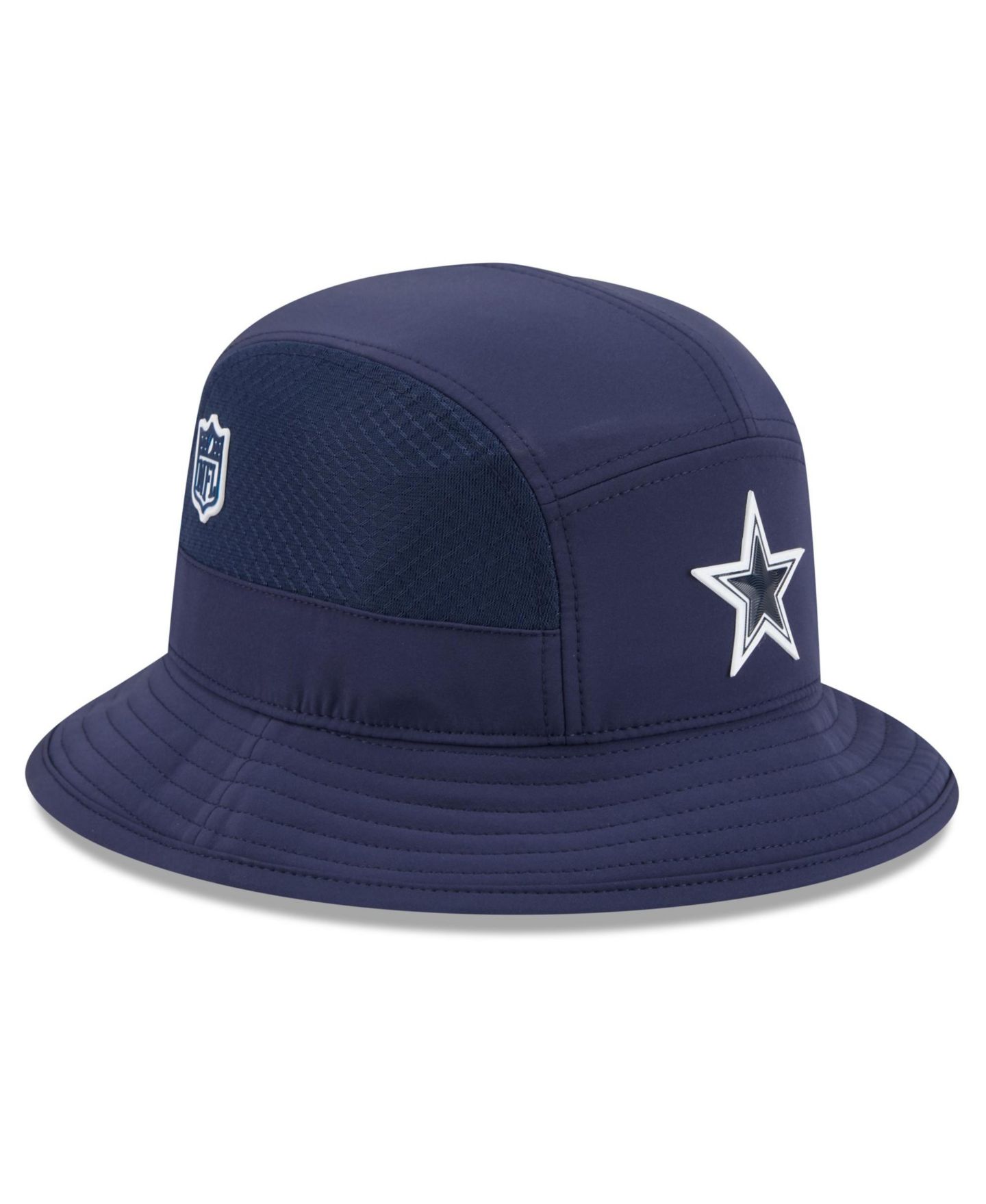 Мужская панама New Era Dallas Cowboys Sideline Bucket Hat — фото 3