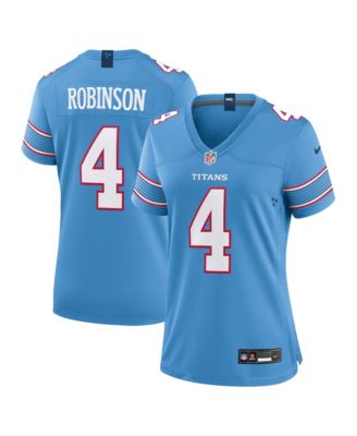 Women's Tennessee Titans Wan 'Dale Robinson V-Neck Short-Sleeve Jersey