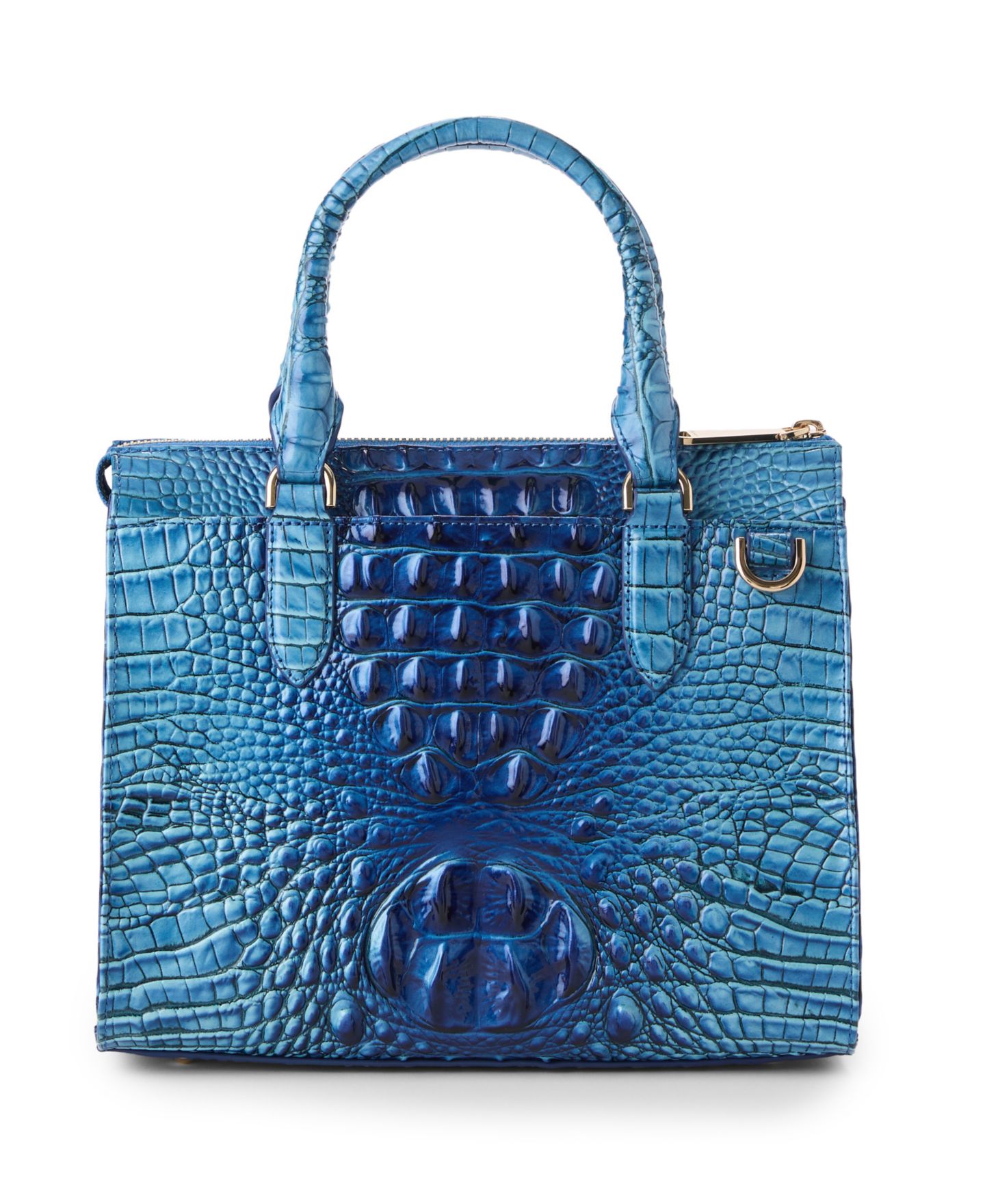 Женская сумка Brahmin Anywhere Convertible Small Satchel, цвет: Синий — фото 2