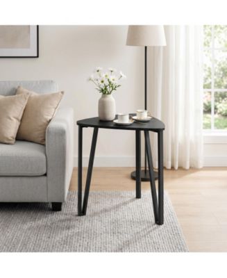 gaomon Industrial Triangle Nesting Coffee Table Set, Space-Saving ...