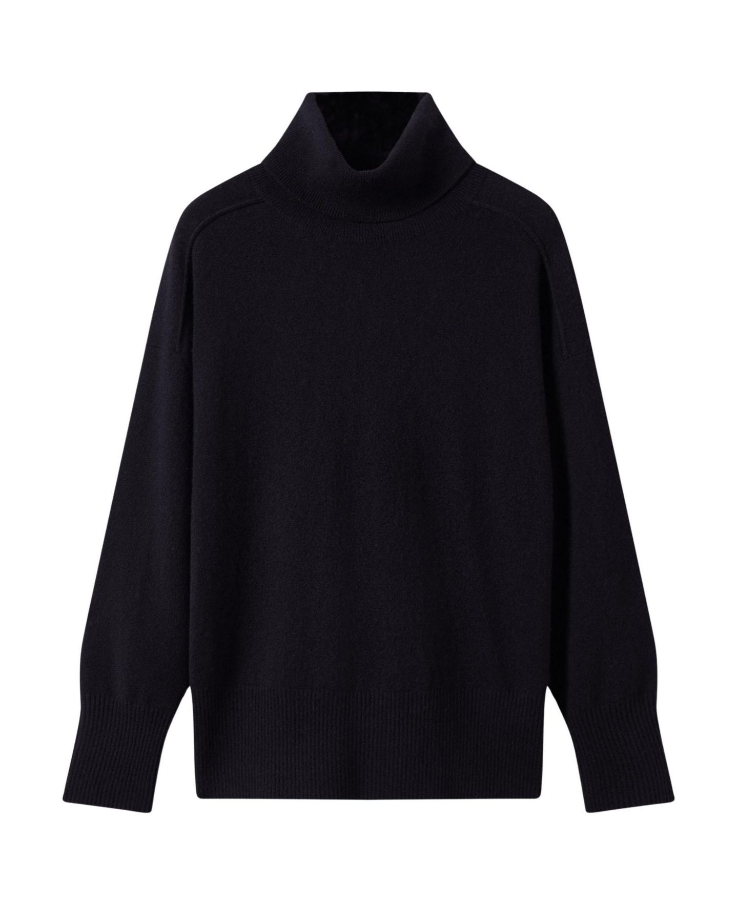 Женский свитер Whistles Cashmere Turtleneck, цвет: Чёрный — фото 6