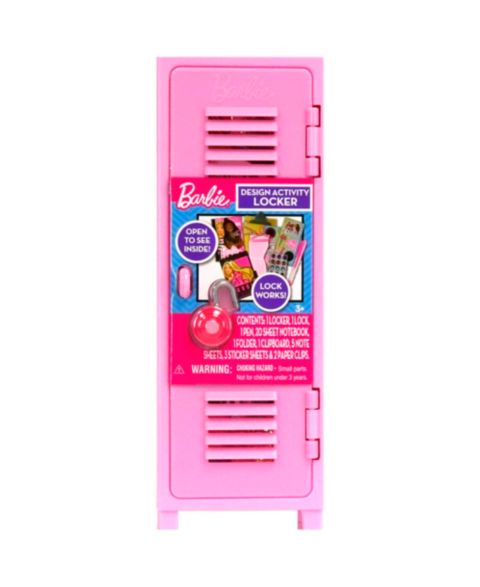 Детский игровой набор Barbie Design Activity Locker Working-Lock Playset, от 3 лет