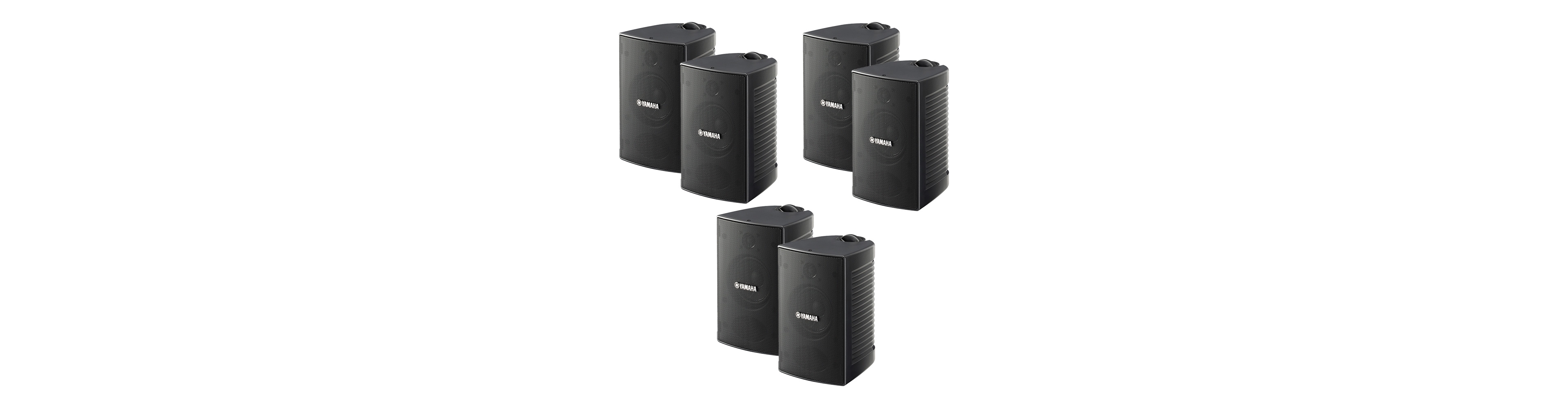 Yamaha Ns-AW194 All-Weather Outdoor Speakers, 6-Pack