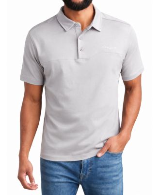 Men's Short-Sleeve Regular-Fit Cotton-Blend Polo Shirt