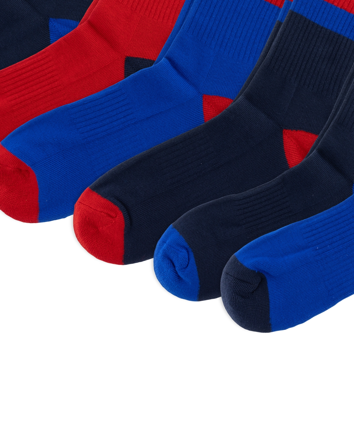 Polo Ralph Lauren Men's Snow Beach Crew Ribbed Socks, 6-Pack