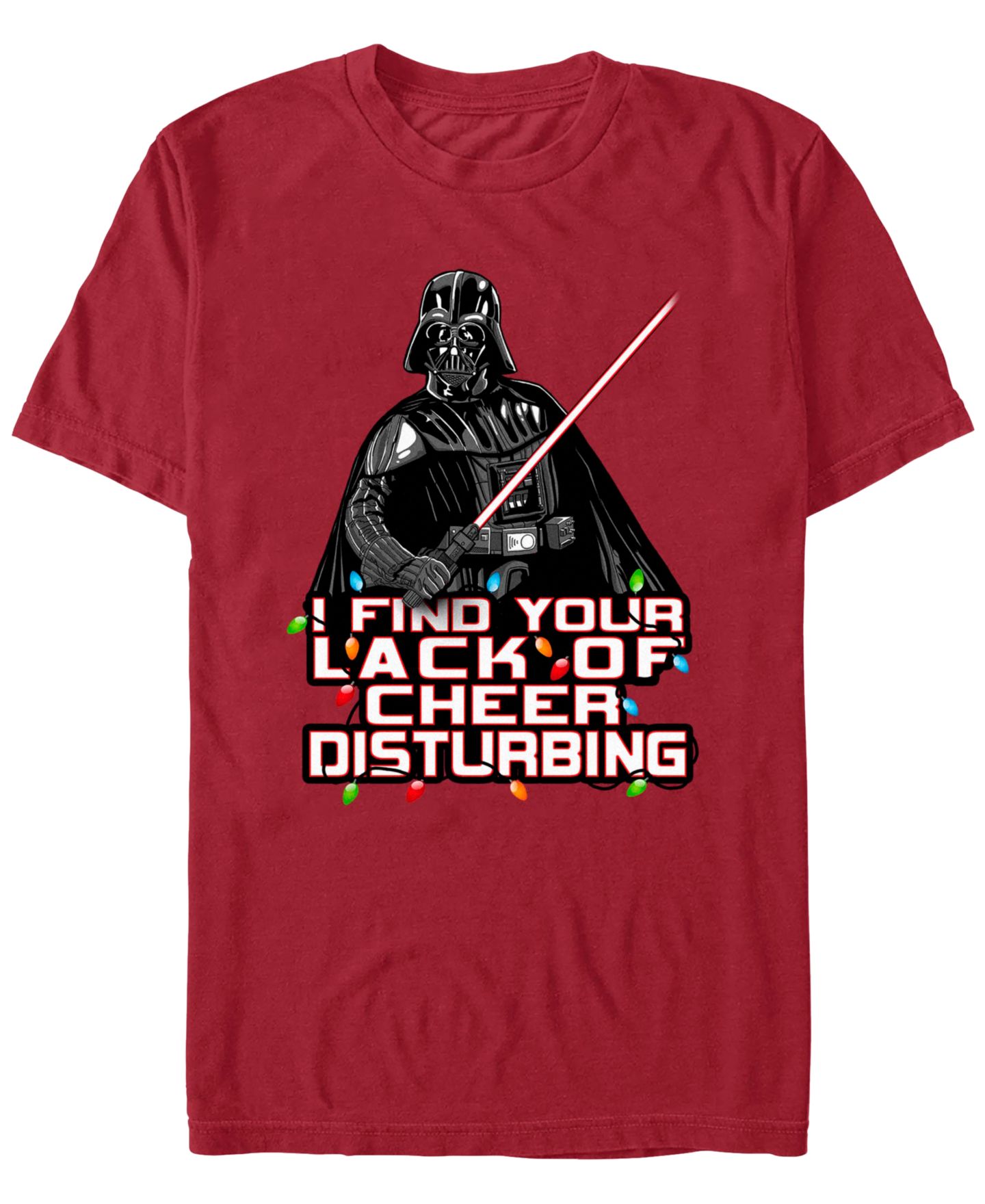 Мужская футболка Fifth Sun Disturbing Cheer Star Wars Graphic Regular-Fit, цвет: Красный — фото 1
