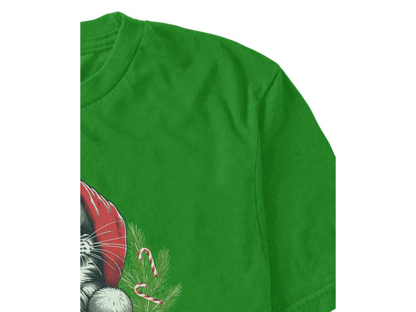 Мужская футболка Fifth Sun Merry Hissmas Graphic Cotton-Blend, цвет: Зелёный — фото 3