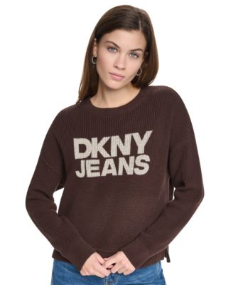 Women's Long Sleeve Hi-Low Boxy Sweater