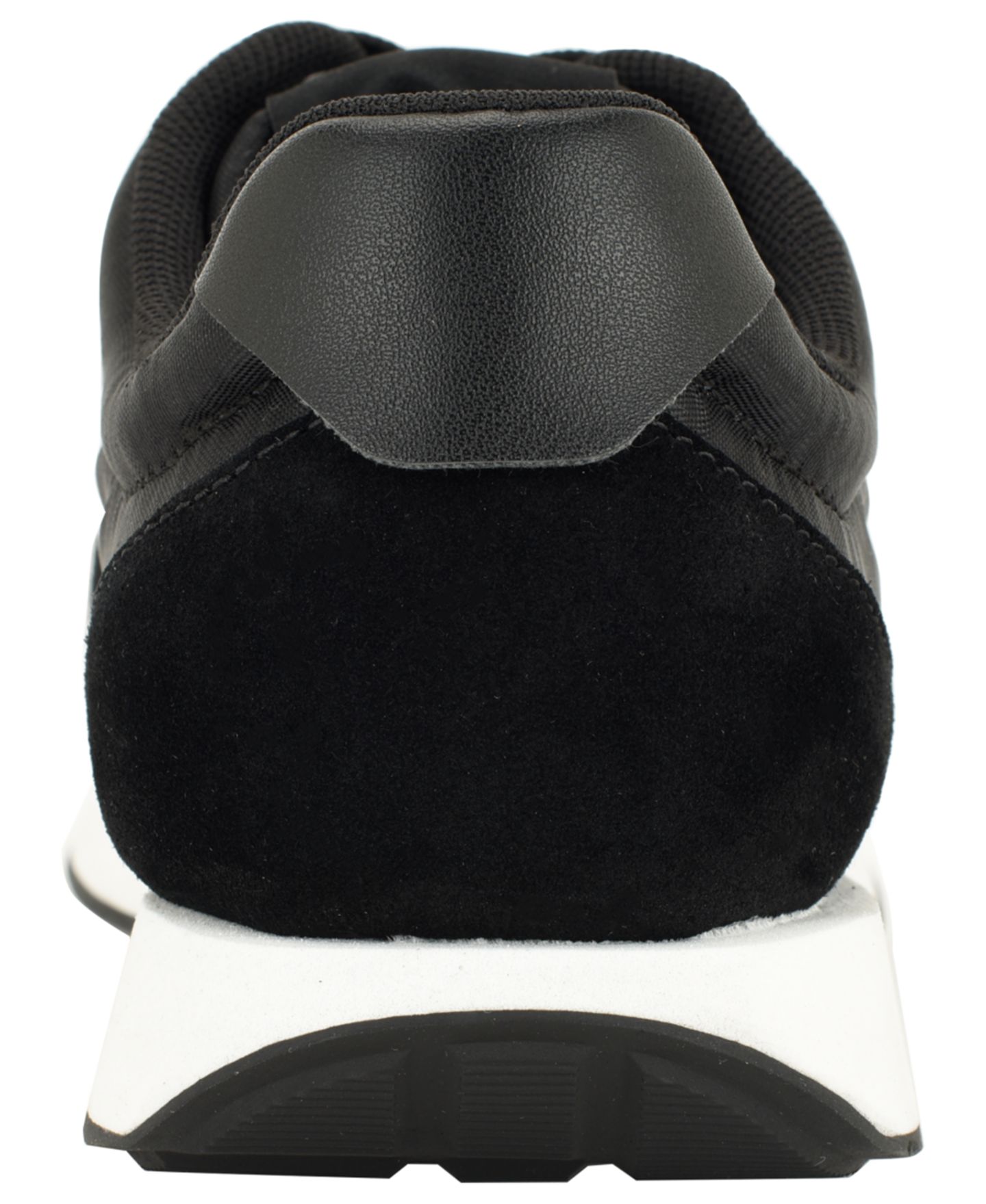 Женские кроссовки Calvin Klein Tollyn Suede Lace-Up, цвет: Чёрный / Белый — фото 3