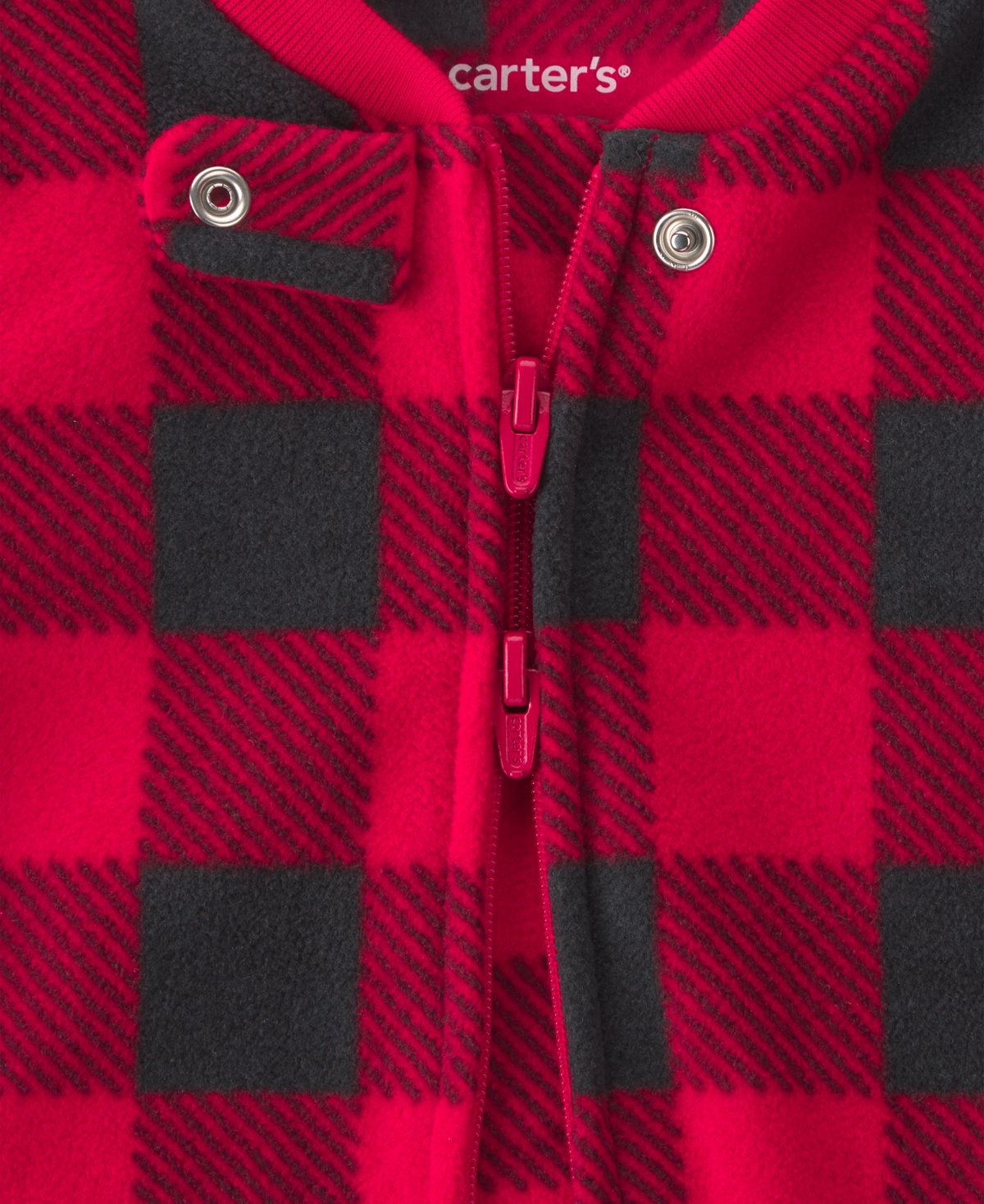 Carter's Baby Boys' and Girls' 2-Way Zip Fleece Loose-Fit Sleep & Play